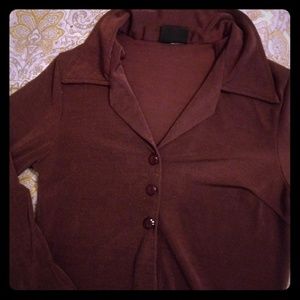 Long sleeve skinny torso top